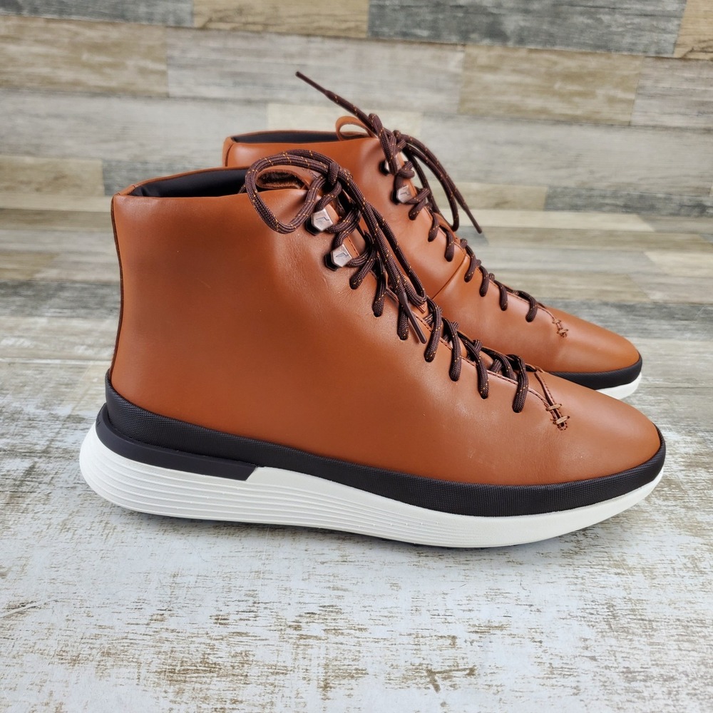 Wolf & Shepherd Crossover Hiker WTZ Mens Hiking Boot Sz 11 M Honey White Lace Up